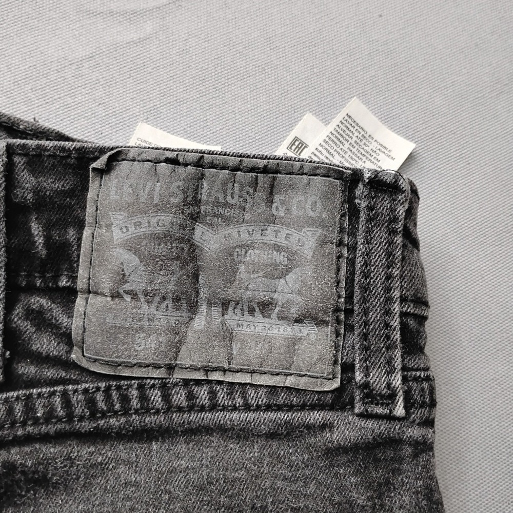 Levis 541 Athletic Taper Mens Jeans 40x30 Charcoal Gray WaterLess Denim Pants - Picture 11 of 11